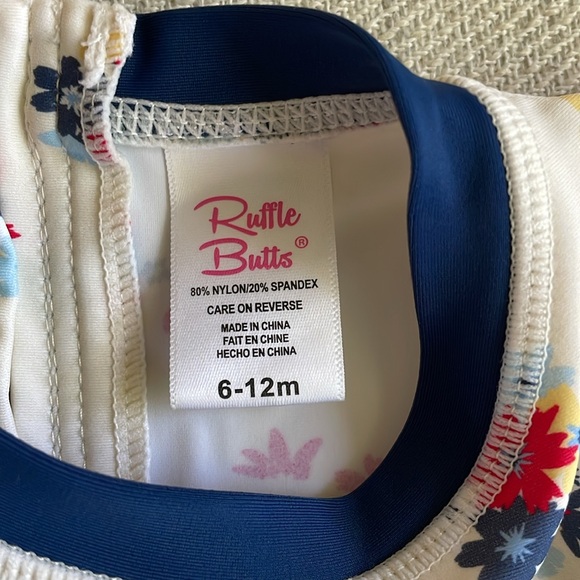 Ruffle Butts Rashguard one piece - Picture 2 of 3